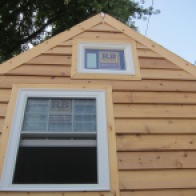 Siding and windows in