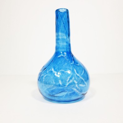 Blue crackle vase